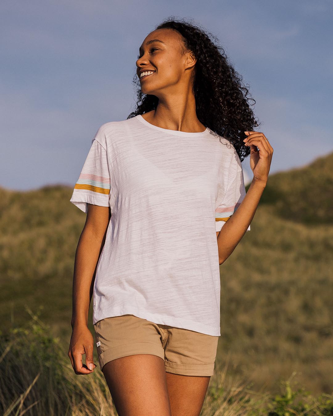 Poinsettia Organic Cotton T-Shirt - White